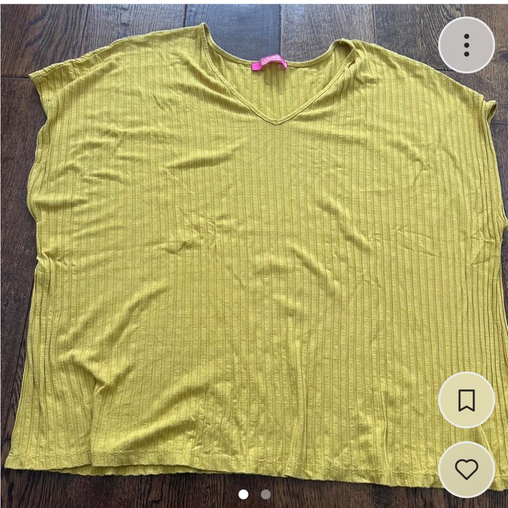 Yellow striped pattern shirt